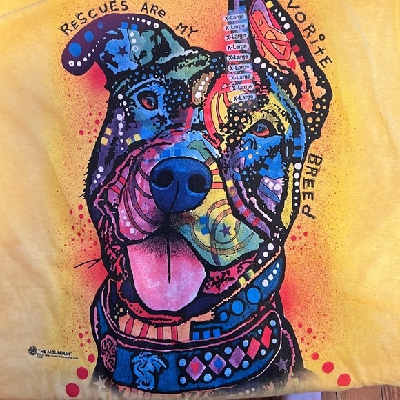 NWT The Mountain 2015 Cotton Rescues Are My Favorite Breed Pit Bull Dog XL - Picture 9 of 9
